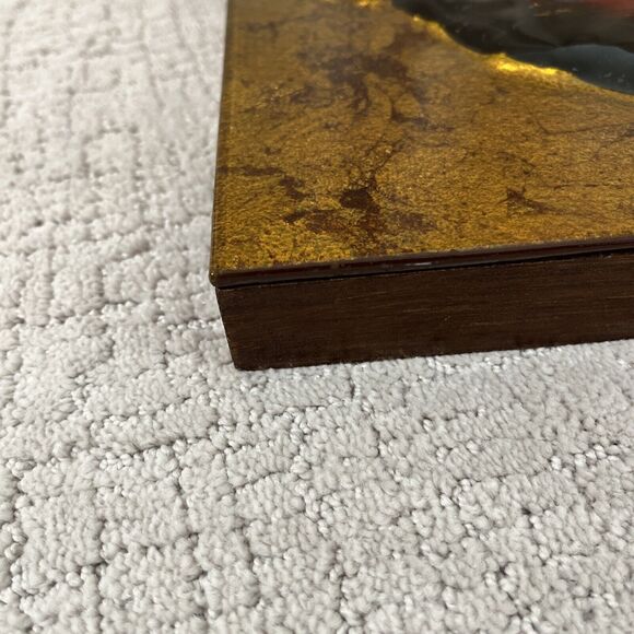 Decorative Molded Colorful Rooster Wall Picture. 10x10x1. - Picture 7 of 11